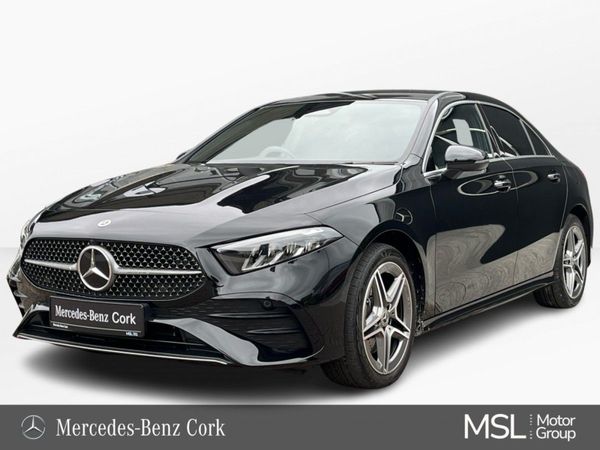 Mercedes-Benz A-Class Saloon, Petrol Hybrid, 2024, Black