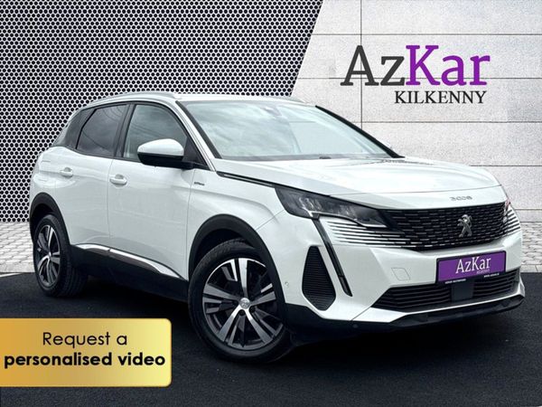 Peugeot 3008 SUV, Petrol Plug-in Hybrid, 2021, White