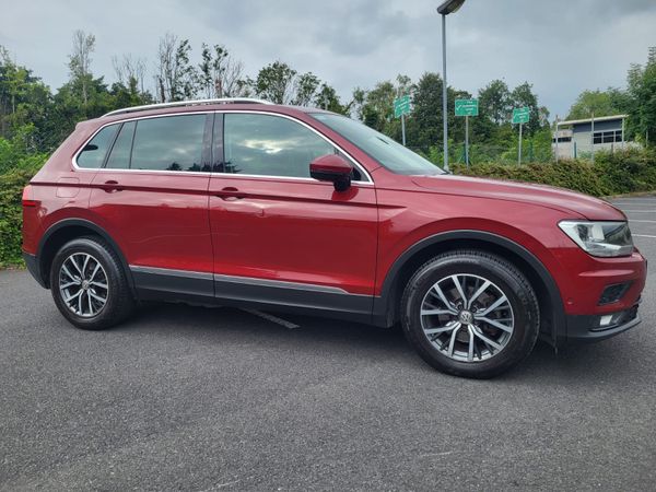 Volkswagen Tiguan SUV, Diesel, 2019, Red