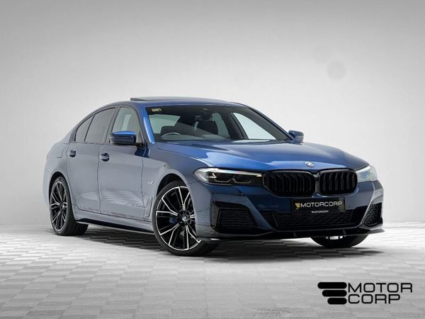 BMW 5-Series Saloon, Hybrid, 2022, Blue