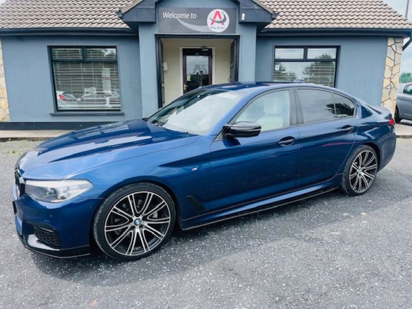 BMW 5-Series Saloon, Diesel, 2017, Blue