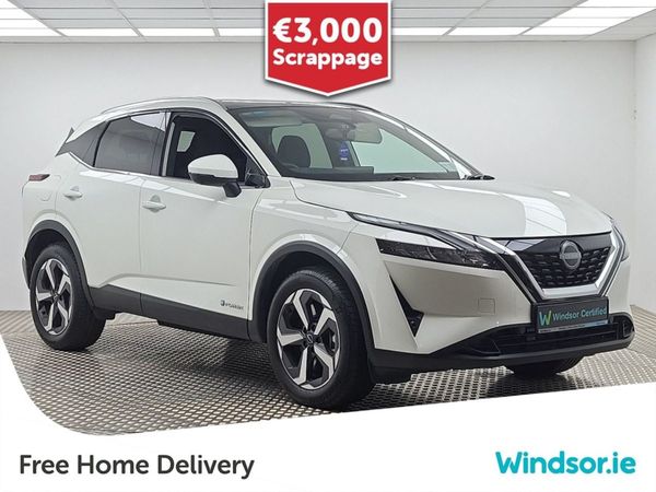 Nissan Qashqai MPV, Hybrid, 2024, White