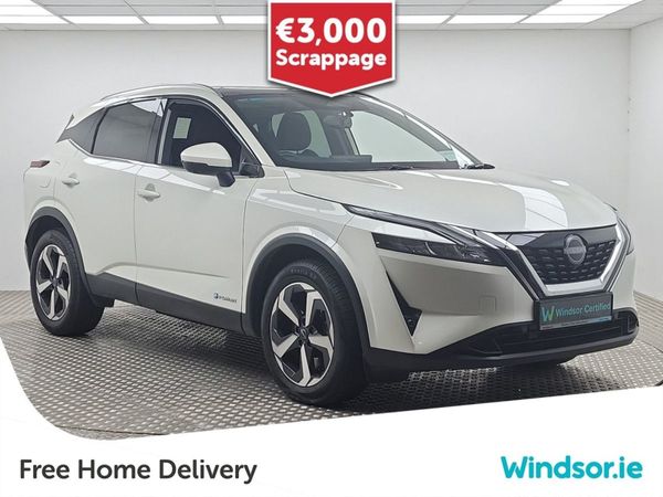 Nissan Qashqai MPV, Hybrid, 2024, White