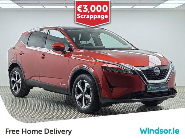 Nissan Qashqai MPV, Hybrid, 2023, Red