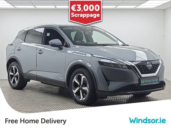 Nissan Qashqai MPV, Petrol Hybrid, 2023, Grey