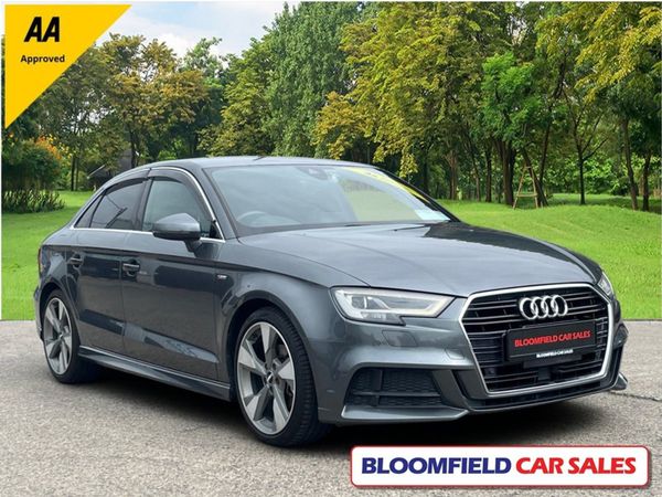 Audi A3 Saloon, Petrol, 2018, Grey