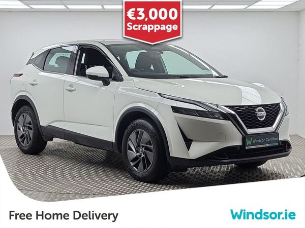 Nissan Qashqai MPV, Petrol Hybrid, 2022, White
