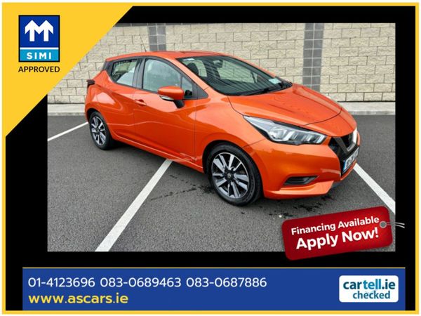 Nissan Micra Hatchback, Petrol, 2018, Orange