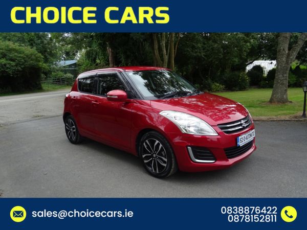 Suzuki Swift Hatchback, Petrol Hybrid, 2015, Red