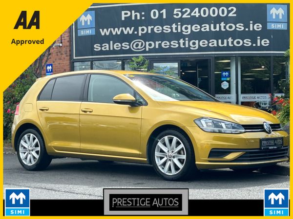Volkswagen Golf Hatchback, Petrol, 2018, Gold