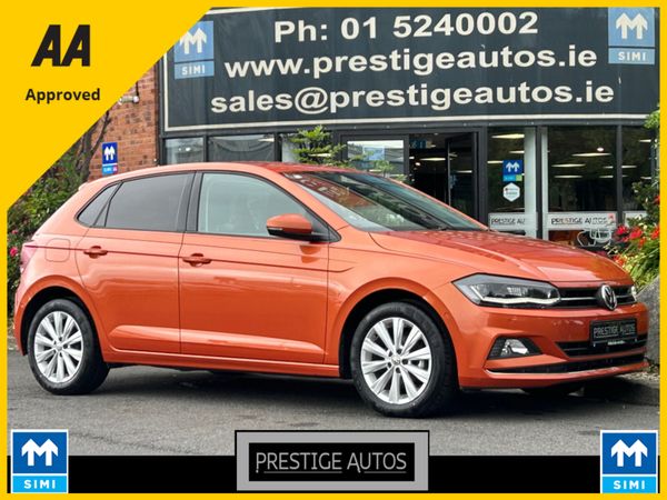 Volkswagen Polo Hatchback, Petrol, 2020, Orange