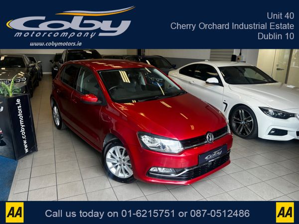 Volkswagen Polo Hatchback, Petrol, 2014, Red