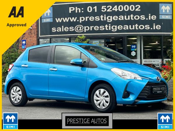 Toyota Yaris Hatchback, Petrol, 2018, Blue