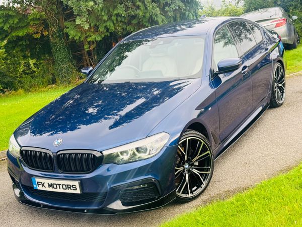 BMW 5-Series Saloon, Diesel, 2020, Blue