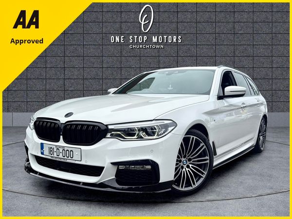 BMW 5-Series Estate, Diesel, 2018, White