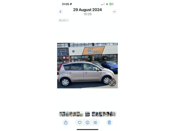 Nissan Note MPV, Petrol, 2007, Grey