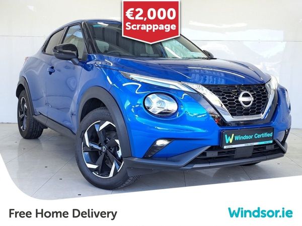 Nissan Juke SUV, Petrol Hybrid, 2023, Blue