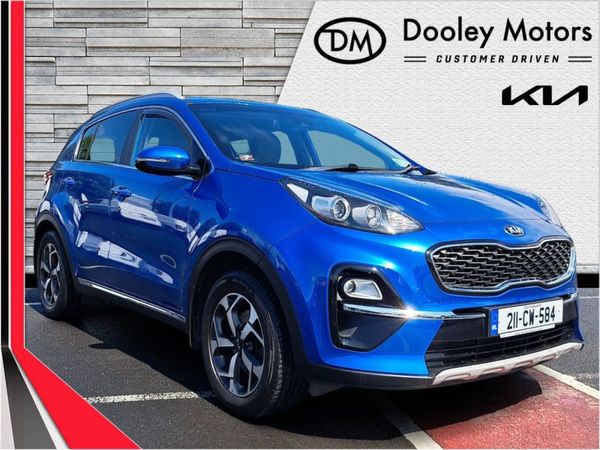 Kia Sportage SUV, Diesel Hybrid, 2021, Blue