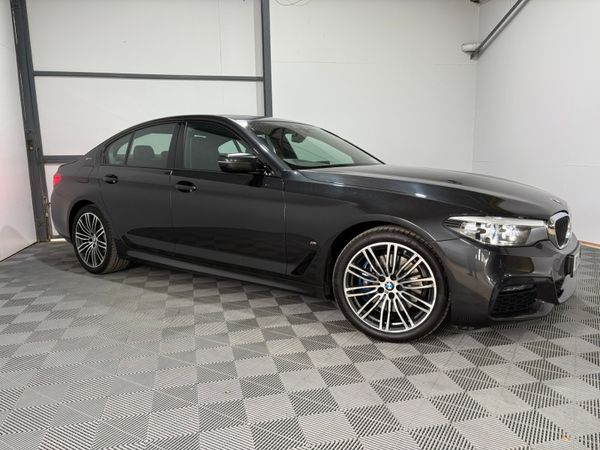 BMW 5-Series Saloon, Petrol Plug-in Hybrid, 2018, Grey