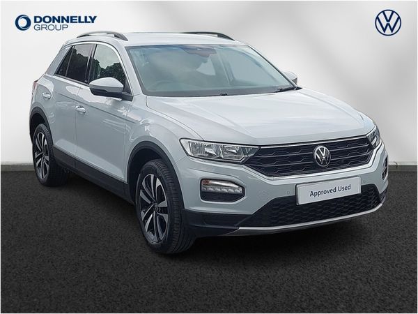 Volkswagen T-Roc Hatchback, Petrol, 2021, Silver