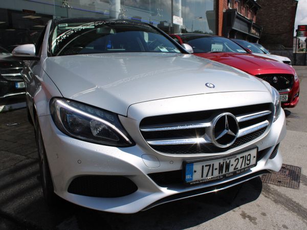 Mercedes-Benz C-Class Saloon, Petrol Plug-in Hybrid, 2017, Silver