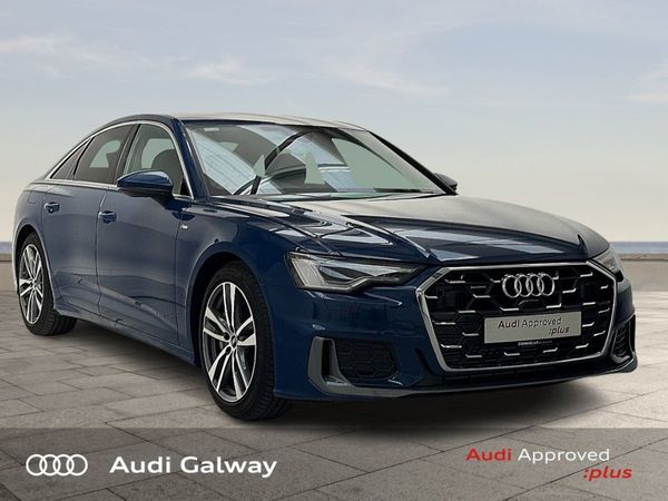 Audi A6 Saloon, Petrol Hybrid, 2025, Blue