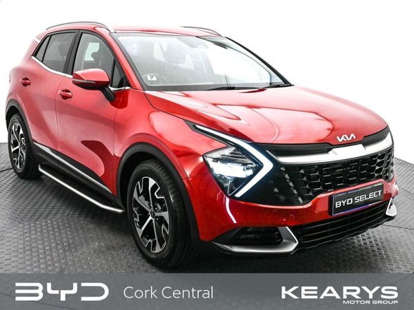 Kia Sportage SUV, Diesel Hybrid, 2023, Red