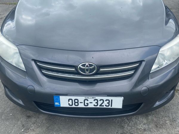 Toyota Corolla Saloon, Petrol, 2008, Grey