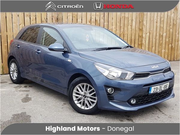Kia Rio Hatchback, Petrol, 2023, Blue