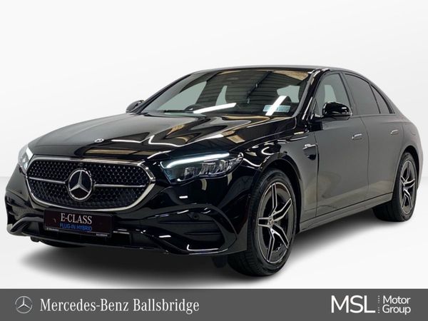 Mercedes-Benz E-Class Saloon, Petrol Plug-in Hybrid, 2025, Black