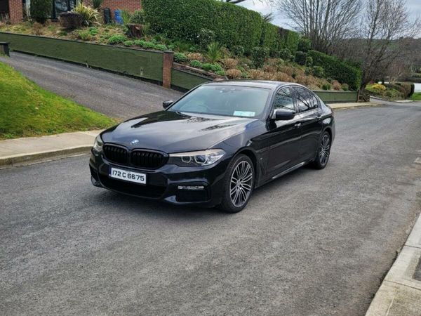BMW 5-Series Saloon, Petrol Plug-in Hybrid, 2017, Black