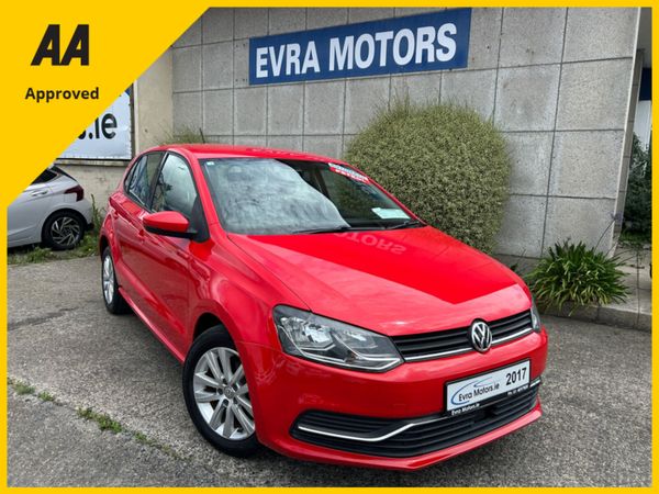 Volkswagen Polo Hatchback, Petrol, 2017, Red