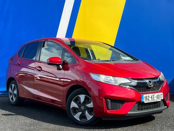 Honda Fit Hatchback, Petrol Hybrid, 2016, Red
