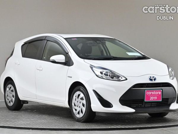 Toyota Aqua Hatchback, Petrol Hybrid, 2019, White