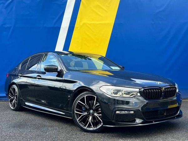 BMW 5-Series Saloon, Petrol Plug-in Hybrid, 2019, Black