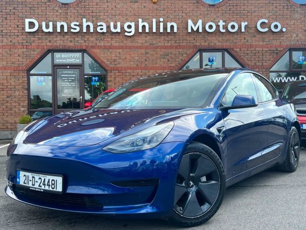Tesla Model 3 Saloon, Electric, 2021, Blue