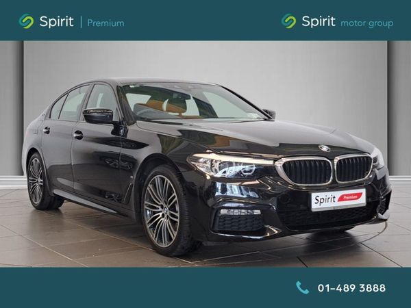 BMW 5-Series Saloon, Petrol Plug-in Hybrid, 2018, Black