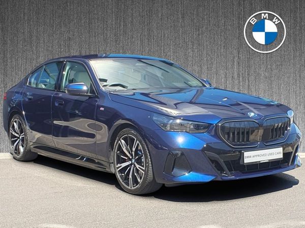 BMW 5-Series Saloon, Petrol Plug-in Hybrid, 2025, Blue
