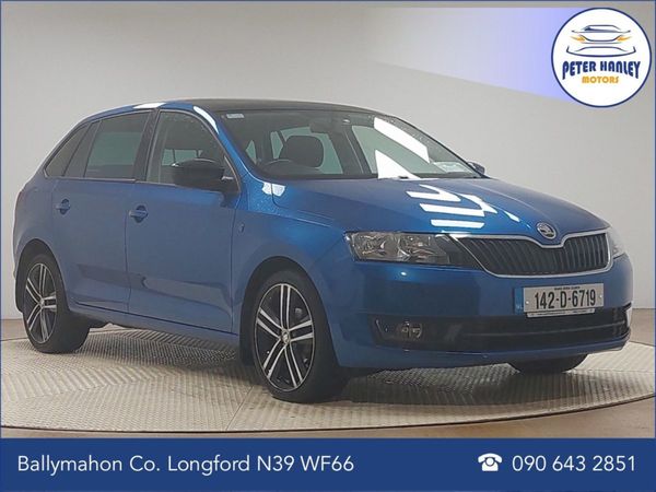 Skoda Rapid Hatchback, Petrol, 2014, Blue