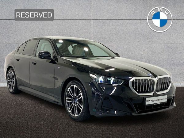 BMW 5-Series Saloon, Petrol Plug-in Hybrid, 2024, Black