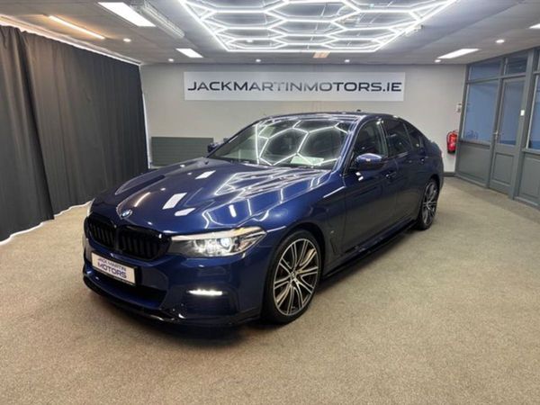 BMW 5-Series Saloon, Hybrid, 2019, Blue