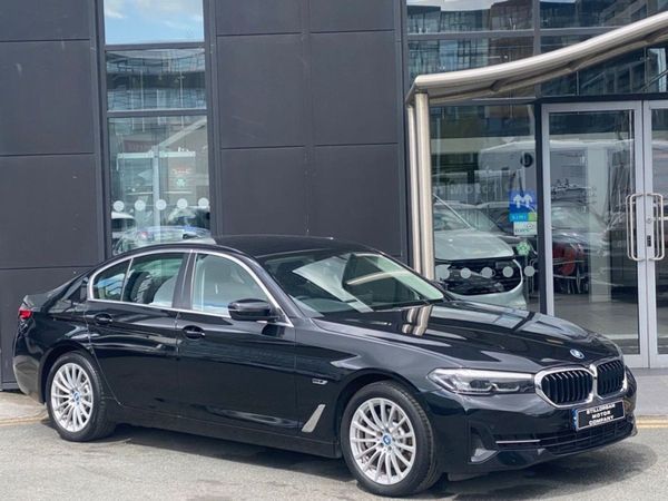 BMW 5-Series Saloon, Hybrid, 2022, Black