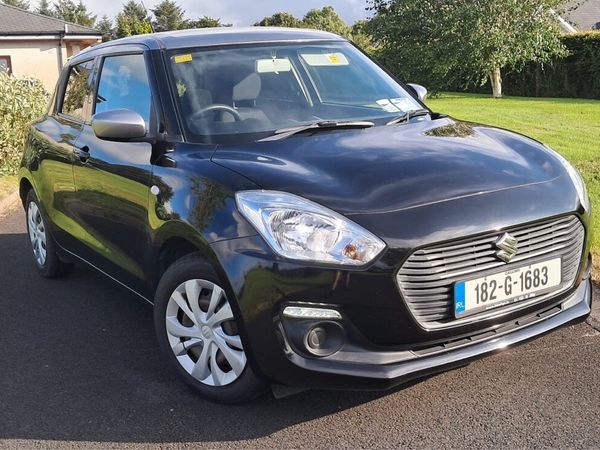 Suzuki Swift Hatchback, Petrol, 2018, Black