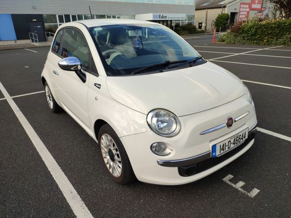 Fiat 500 Hatchback, Petrol, 2014, White