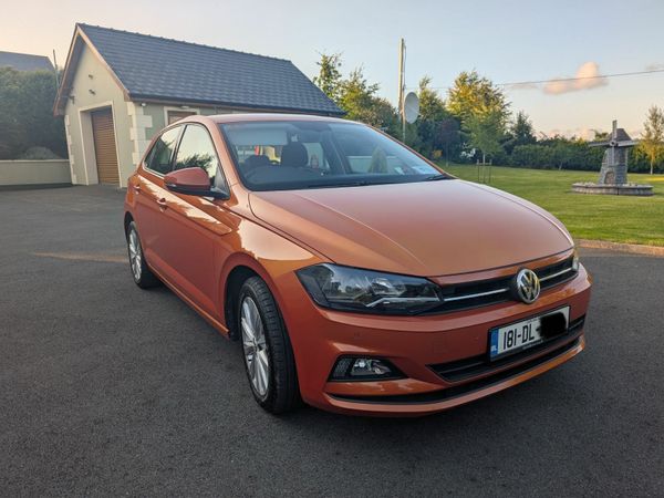 Volkswagen Polo Hatchback, Petrol, 2018, Orange