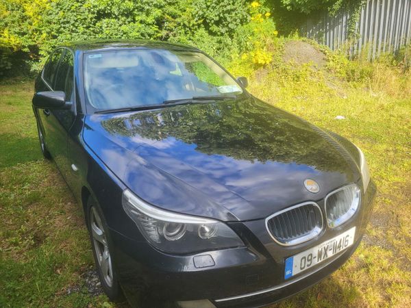 BMW 5-Series Saloon, Diesel, 2009, Black