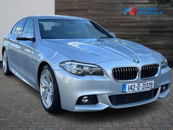 BMW 5-Series Saloon, Diesel, 2014, Silver
