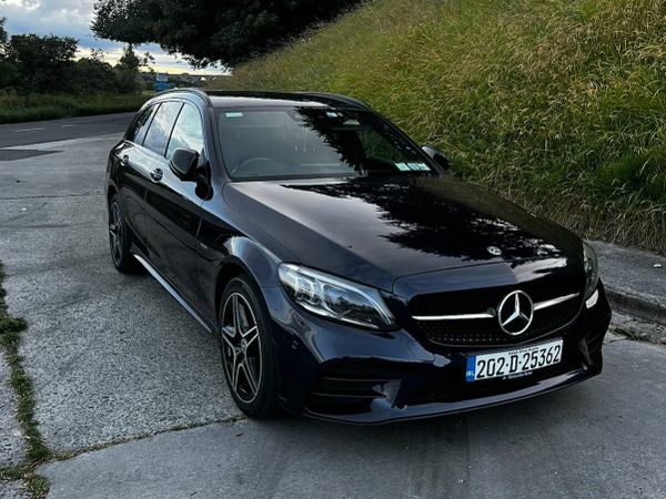 Mercedes-Benz C-Class Estate, Diesel Plug-in Hybrid, 2020, Blue