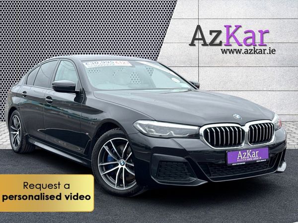 BMW 5-Series Saloon, Petrol Plug-in Hybrid, 2021, Black