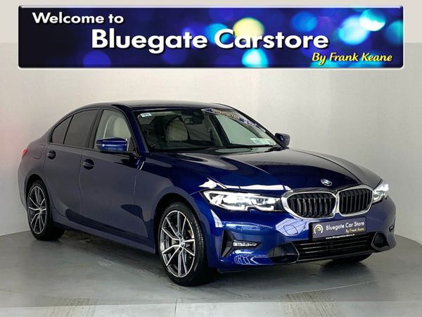 BMW 3-Series Saloon, Petrol Hybrid, 2019, Blue